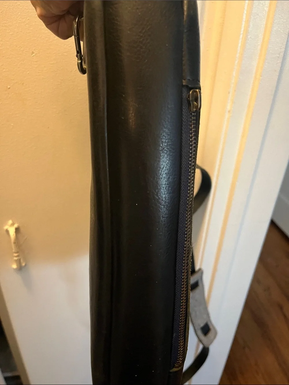 Handmade Italian Bleu de Chauffe Business Bag